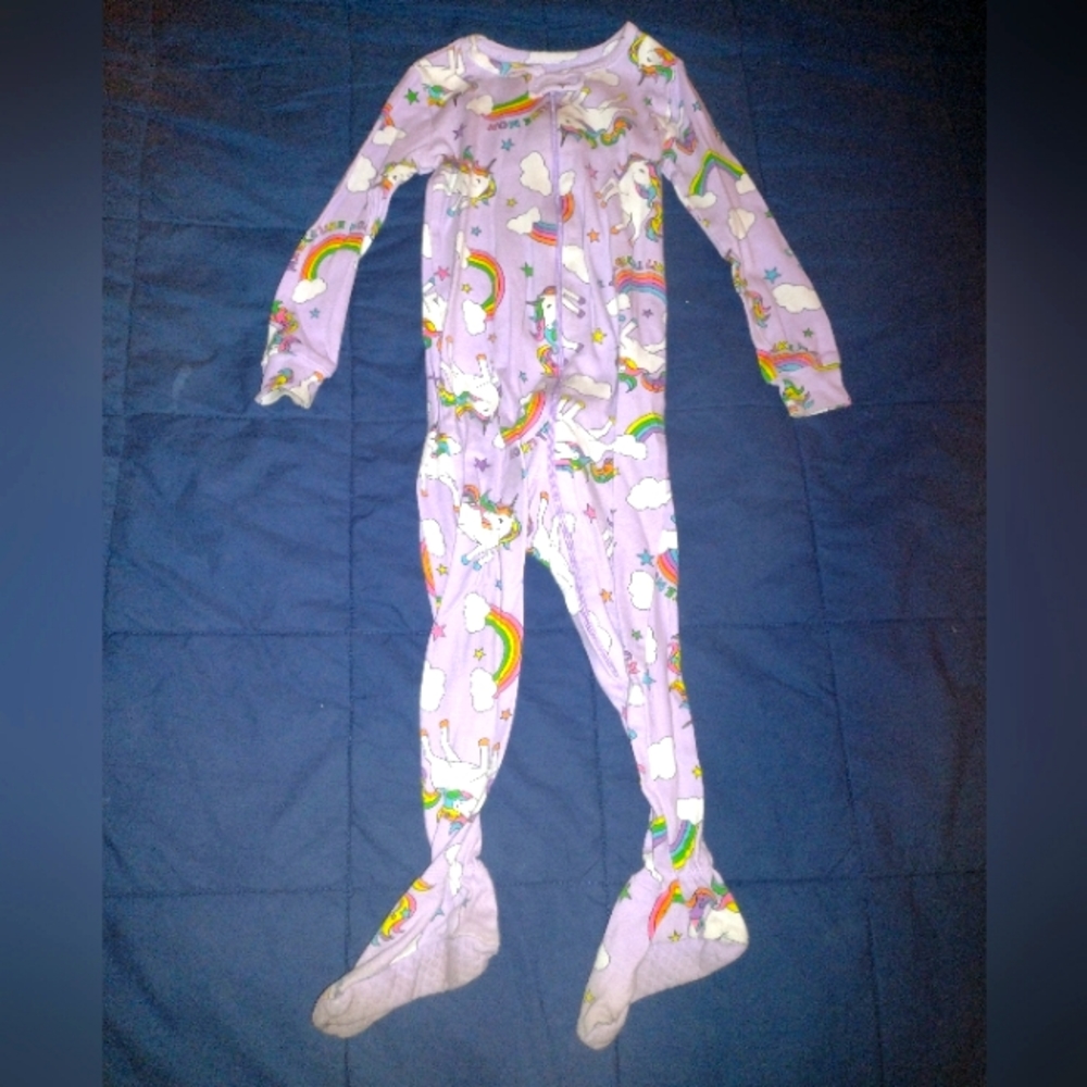 4 for $10 PJ Place Girl's Unicorn Sleeper Size 18-24 Months